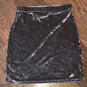 Velvet skirt